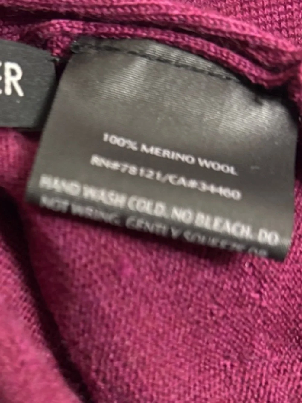 Eileen Fisher Merino Wool Scarf in Deep Berry -337sku